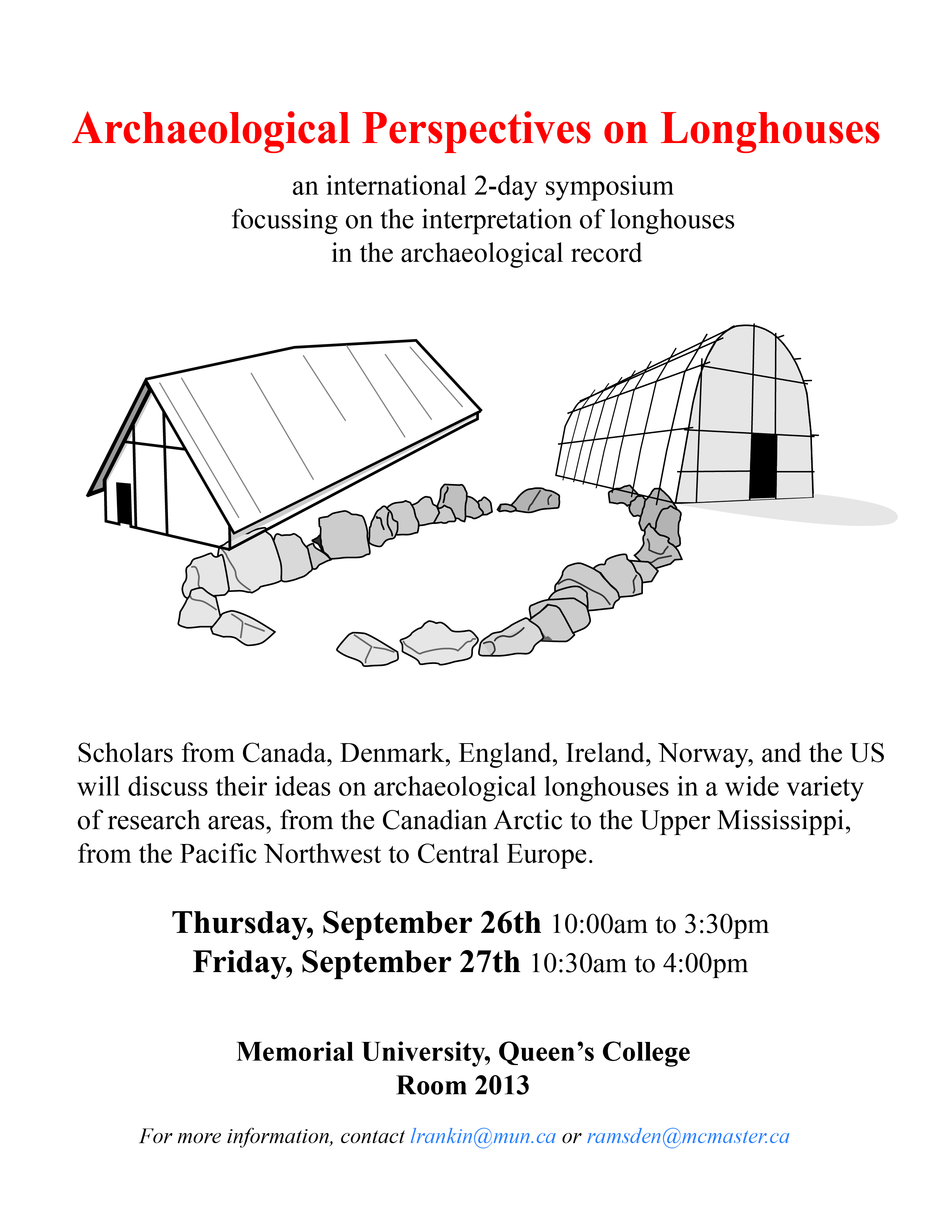 Poster for the Longhouse Conference in September 2024